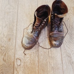 redwingshoestoreamsterdam:  Gorgeous patina on the Red Wing Shoes 8111 Iron Ranger in Amber Harness all way from Sweden. | http://ift.tt/180OFjM | http://ift.tt/1xVA3St