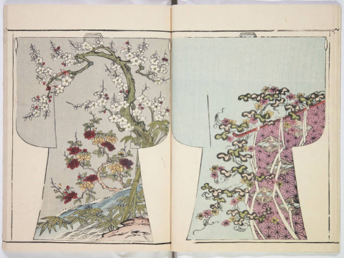 Moyō hinagata miyako no nishiki / [henshū Yamanaka Kichirobē] : [volume 1] Title from label on cover
