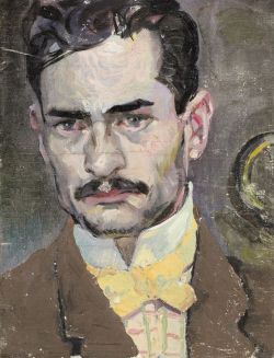 Bernhard Hasler (German, 1884-1945), Selbstportrait,