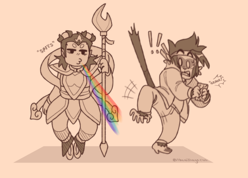 "He Has The Ability To Spit Rainbows In Some Legends." -Nezha Wiki