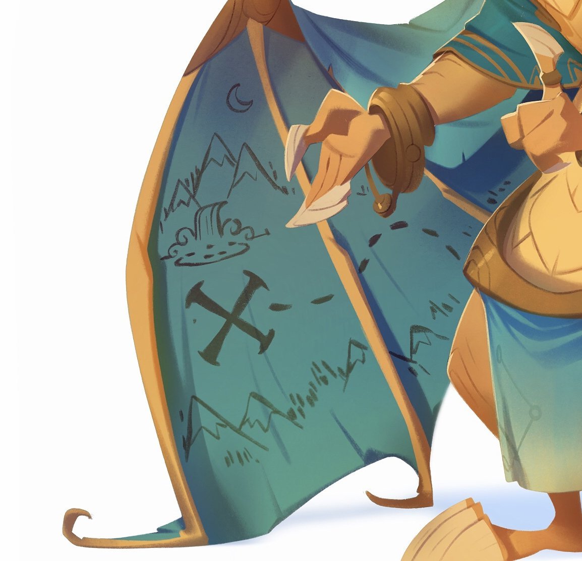 troublewiththetrolleyeh:  (Source)Concept art of Lucas from Wizard’s Peak in Magic