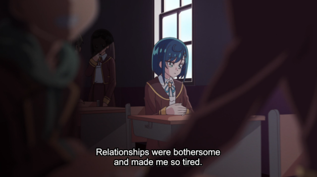 Kokone: Relationships were so bothersome and made me so tired.