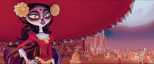 sadysayo:That is La Muerte. She is made out of sweet sugar candy. She loves all mankind and believes