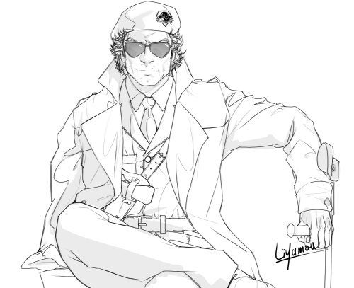 kazuhira miller sketch 