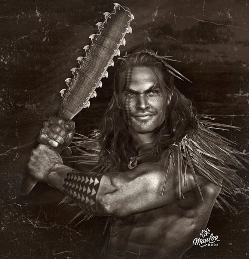 mauloabook:Native series #8: Hawaiian warrior #JasonMomoa #NativeHawaiian #KanakaMaoli #Tribal #Prid