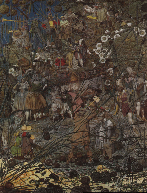 theoddmentemporium:  The Fairy Feller’s Master-Stroke The Fairy Feller’s Master-Stroke is an example of a Fairy Painting, that is, a fantastical painting depicting fairies and other fairy tale creatures in extreme detail, painted by Richard Dadd between