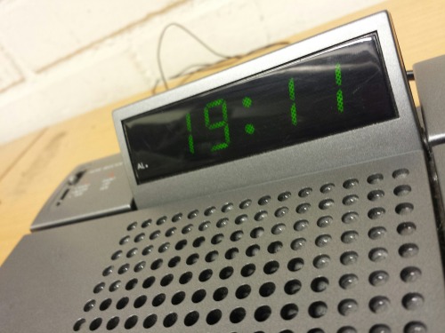 Philips AJ3800/00 Alarm Clock CassetteRadio, 1990