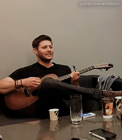 justjensenanddean:    Too pure &lt;3Jensen Ackles, Rob Benedict and Billy Moran [x]