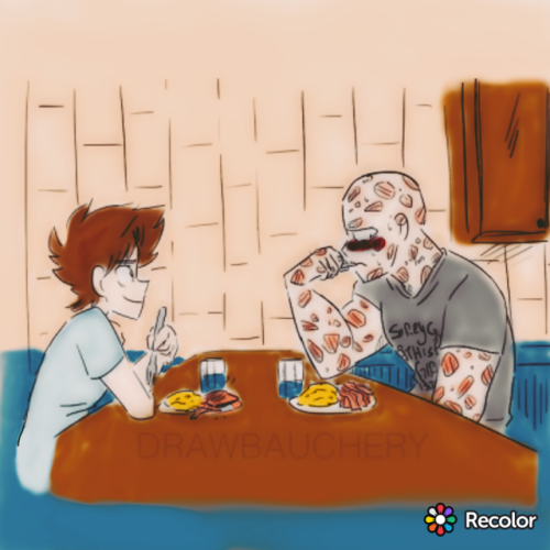 Eating breakfast with your husband ^^ (Sorry porn pictures