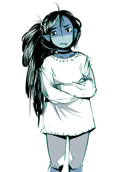 ohnoitsrica:  dressed down marceline bec she’d be cute in anything