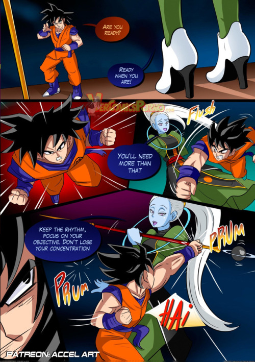 weirdoanomali:  Sexy Vados & Goku comic. adult photos