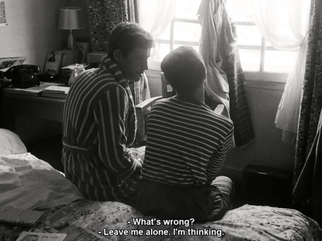 À bout de souffle (Fino all'ultimo respiro), Jean Luc Godard (1960)Jean Seberg and
