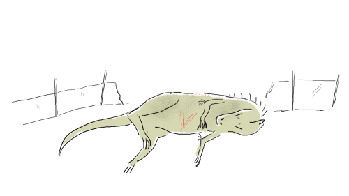 I just watched Jurassic World yesterday. This is just a summary of the end. Full of spoil. haha.( Da