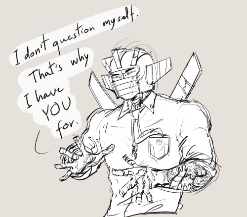 greenspyart:  I just got inspired by these gifs and It fits them. Also Wheeljack with tattoos.