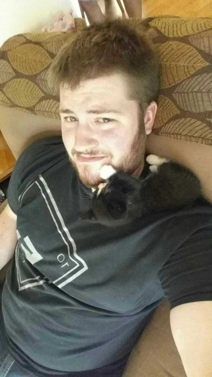 imthehuggernaut:  I’m sorry. I’m on a selfie spree. But look at this kitten.