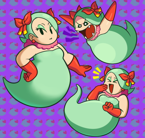coonsy-arts:It’s Lady Bow from my favorite Paper Mario~