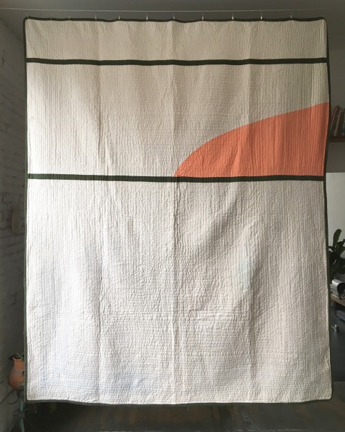 This is the first quilt I ever made and the reason I&rsquo;ve taken this textile path. It seems 