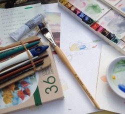 Flowersnowflakes:today With My Moms Paintbrush From Da Vinci And Van Gogh Yay Luv