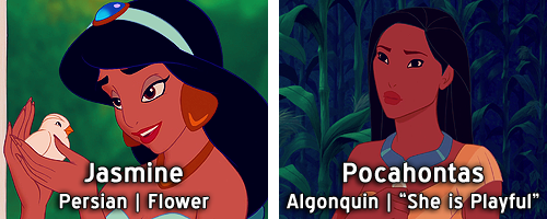 kristoffbjorgman:Disney Heroines + their names’ meaningsBonus: