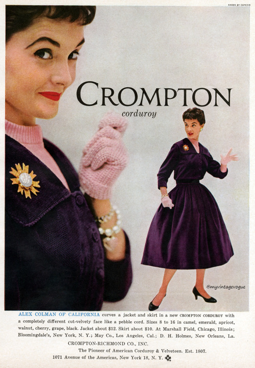 Crompton Corduroy 1957