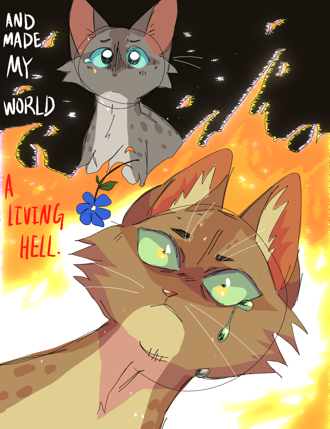 No one asked for this, but I did it anyway. Warrior cats as Pokemon:  Firestar's Evolutions : r/thedawnpatrol