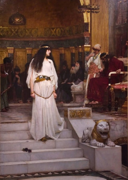 Mariamne Leaving the Judgement Seat of Herod by John William Waterhouse, 1887.