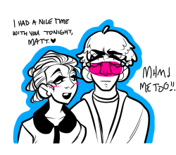 ashsart:  i love that au where rey likes matt and has no idea its kylo, but i also love the idea of her secretly knowing and not saying anything 