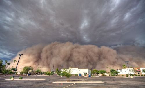 pvpool:  above, Goodwell, OK, June 4, 1937 - The Dust Bowl below, Gilbert, AZ, July 21, 2012 - a Hab
