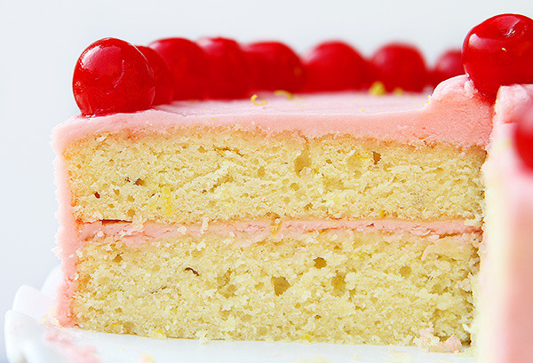 foodffs:  limeade cake with cherry buttercream  Really nice recipes. Every hour.