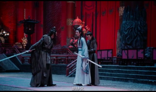 wombathos: jiggy straight up grabbing lan xichen’s robes to hide behind him?? the way he&rsquo