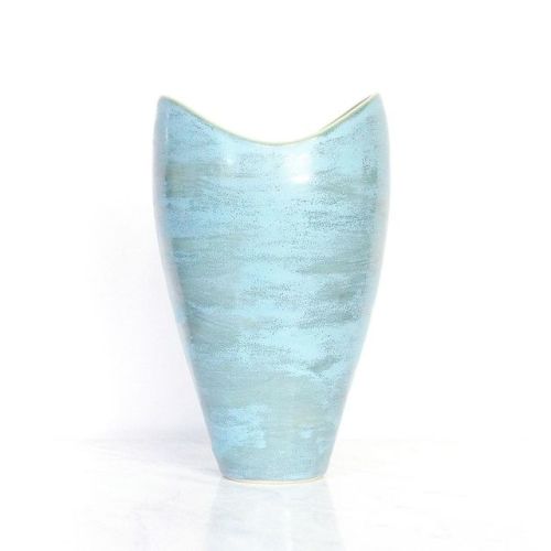 Been working on some new sculptural vases (and tempting fate with an X-Acto knife). Here’s one with 