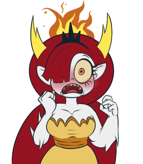 sr-amoniaco:Word to the wise: Don’t fluster Hekapoo nearby flammable products. Or ina wooden cabine. Or in a close space. Or anywhere, really.
