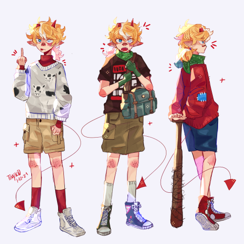 tinyacid: tommy outfitsbased on a post of tommy’s outfist that for some reason I saved the link but 