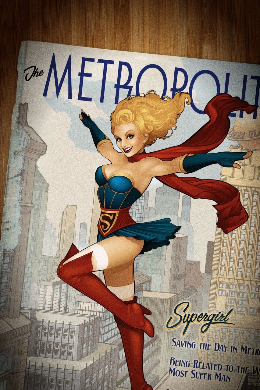vanessa791:  Pin-Up Superheroines Take Over DC Comic Covers This June Artist Ant