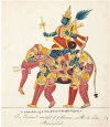 santoschristos:Kamadeva on an elephant composed of women, Tanjore, Tamil Nadu