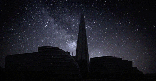 In A Metropolis Like London Light Pollution Makes The Night Sky Invisible. Only A Few Of The Brightest