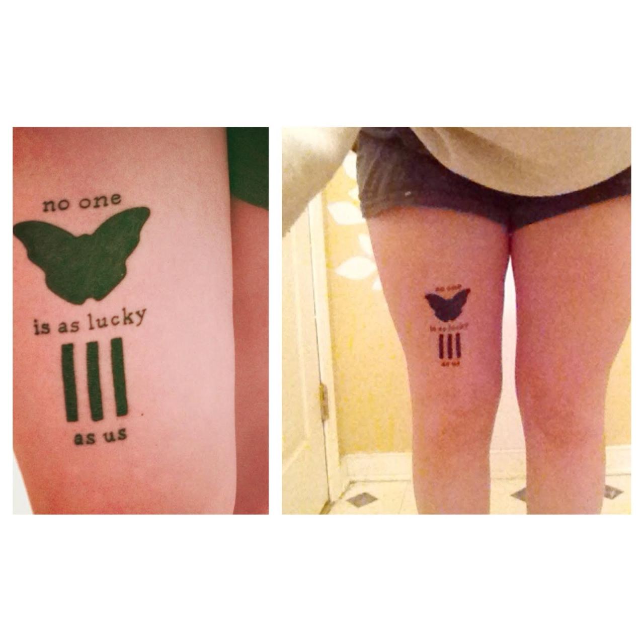 Paramore Inspired Tattoos — Where Hayley's cross is, and designed