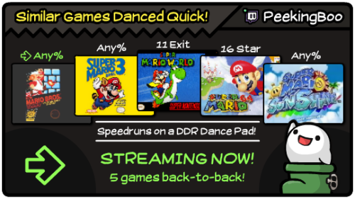 boo.dance/YO FAM IT&rsquo;S LIT!5 DDR Speedruns of Mario Games, back to back, it&rsqu
