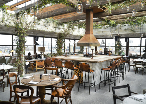 therealbohemian: nice spaces. hotelsociety: A taste of Soho House Shoreditich. Via Archilovers. 