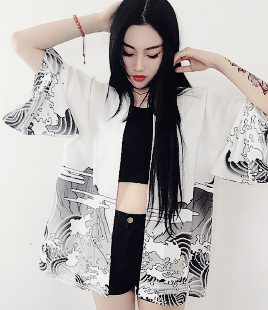 planetarian: casual printed kimono | discount code:  tumblr-Feb04♡ $60 off for new users ♡