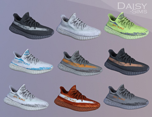 DAISYSIMS_Becky_Adidas Yeezy BOOST 350 V2 male+femaleCreator: BeckySims4模拟人生4shoes鞋子【DOWNLOAD】: patr