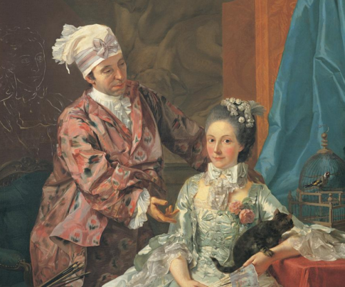 The Artist and his Wife by Giuseppe Baldrighi, c. 1760 (detail)I am posting this because I love his 