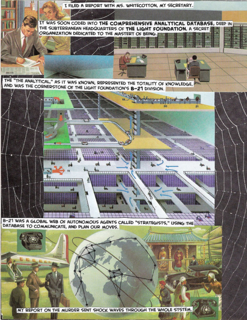 Two Pages From The Universe War, A Collage Comic By Guy Benjamin Brookshire