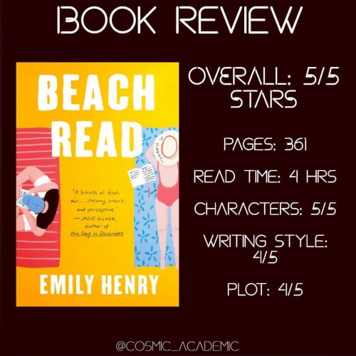 Beach Read: A (spoiler-free) Review: Every Once In A While, There Is A Novel That Just Lightly Taps On