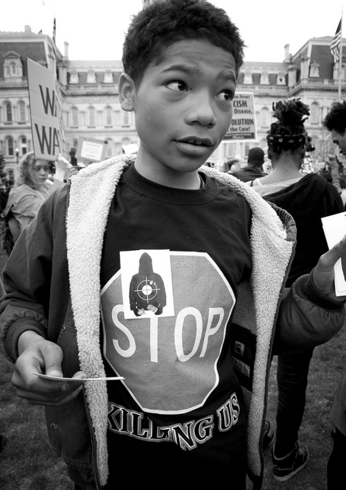 the-sleepiest:
“Protest for Freddie Gray in Baltimore, MD today (4/26). Thousands showed up. This is the seventh consecutive day of protest. (x)
”