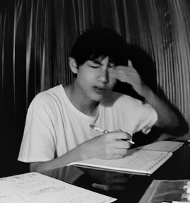 Looking Sexy While Doing Homework
