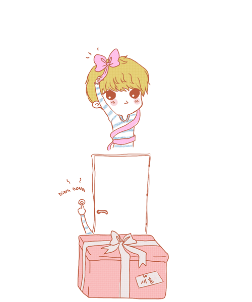 hanayoritae:  ♥ luhan’s present for sehun~ ♥ 