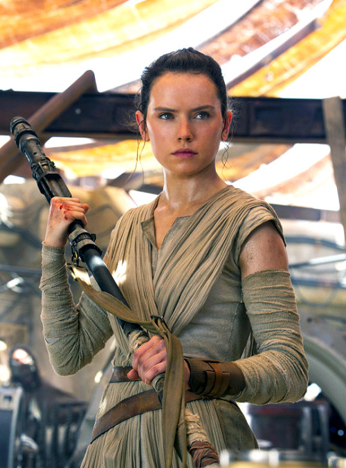 ericscissorhands:  “Leaving the theater, my girls felt as empowered as their brother  usually does after seeing one of the many blockbusters built for him.  They never commented on how pretty Rey is. They never had to flinch  because Rey was a sexual