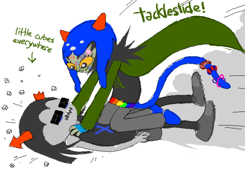 :33 < A Panel Edit Fur Where Nepeta L Pounces On Equius With The Sugar Cubes Everywhere (I Cat Find It