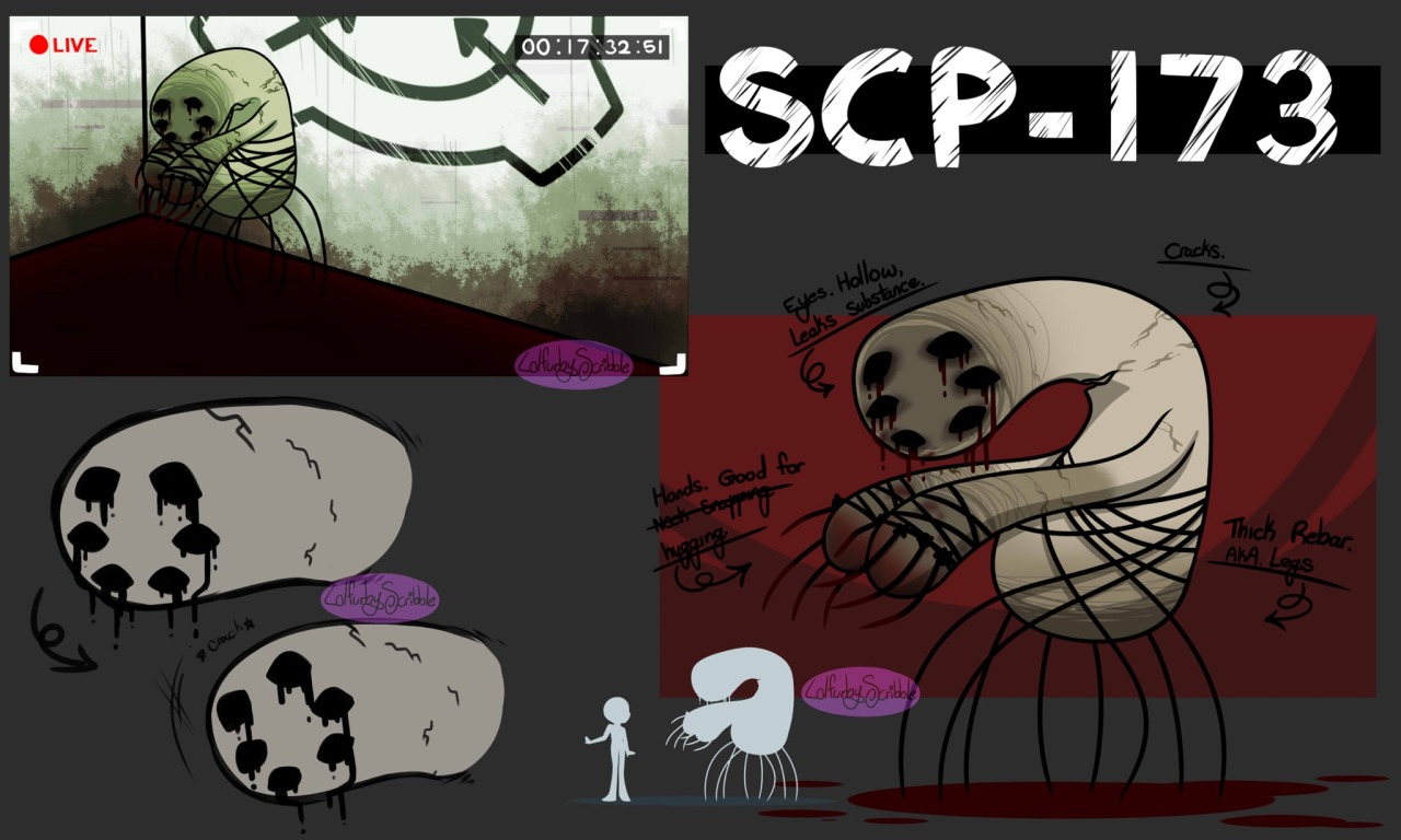 tried to join in with SCP 173 redesign Im gonna miss peanut though